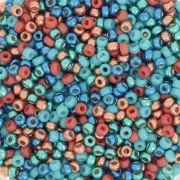 Mix di rocailles Miyuki 11/0 - Blue Corals x8g