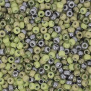 Mix di rocailles Miyuki 11/0 - Mix Kaki x8g