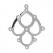 Separatori da decorare mm. 31 rodiato x2