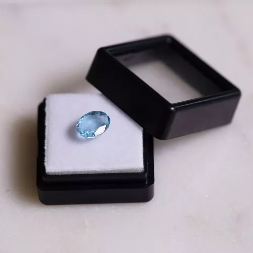 Acquamarina ovale 9x7 mm - 1,70 carati