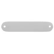 Distanziatore rettangolare arrotondato 25x5 mm - acciaio inox 304L x1