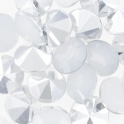 Cabochon tondo mm.8 White Opal x20