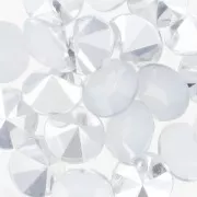 Cabochon tondo mm.8 White Opal x20