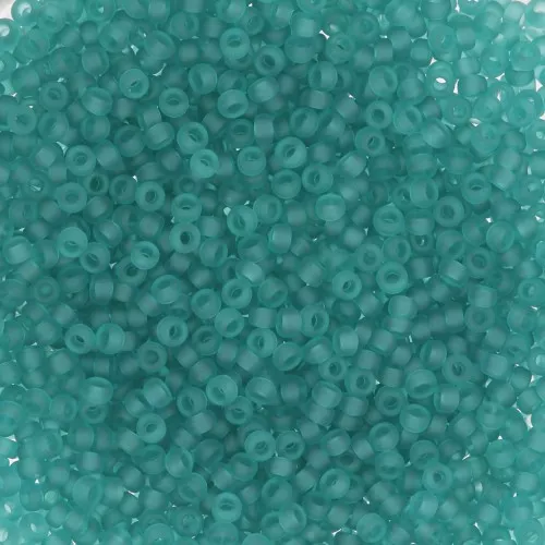 Rocaille Miyuki 15/0 2405F - Transparent Teal Mat x8g