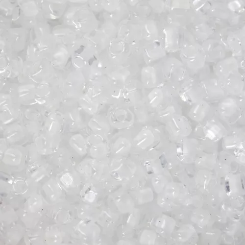 Miyuki 8/0 Triangle TR8-1104 - White Lined Crystal x8g
