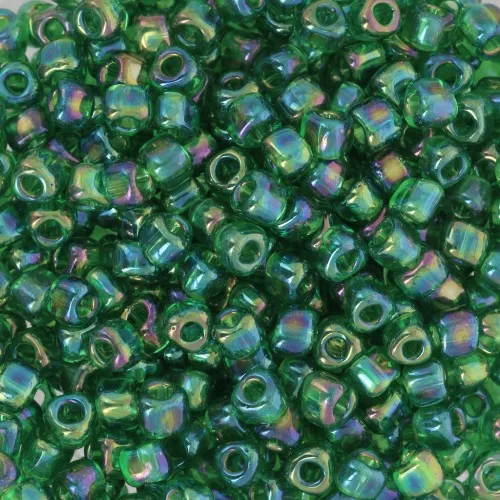Miyuki 8/0 Triangle TR8-1154 - Green AB x8g