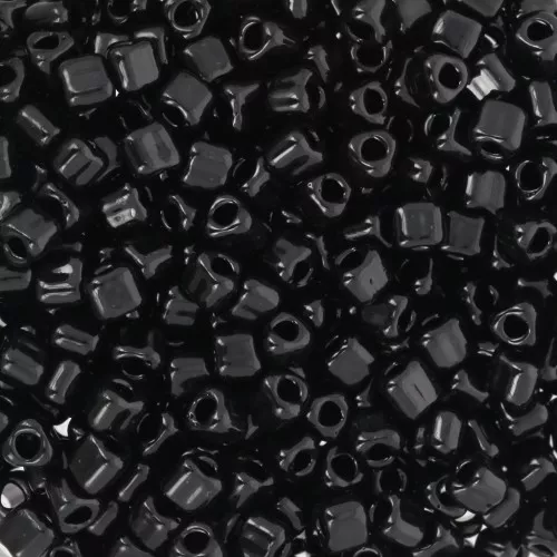 Miyuki 8/0 Triangle TR8-401 - Black x8g