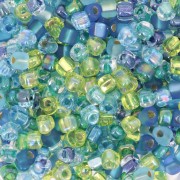 Mix Triangles Miyuki 8/0 TR8-MIX-03 - Electric Blue Lagoon x8g|raw }}
