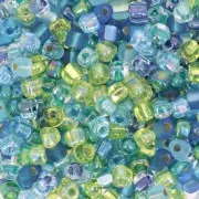 Mix Triangles Miyuki 8/0 TR8-MIX-03 - Electric Blue Lagoon x8g