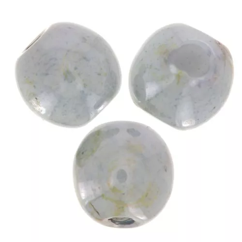 Perle tonde mm. 4 Verderame marmorizzato x50