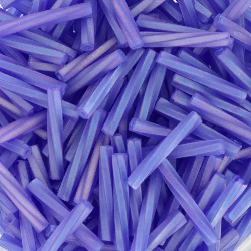 Bugles Twist Miyuki 12 mm TW2012-0151FR - Transparent Cobalt Mat AB x10g