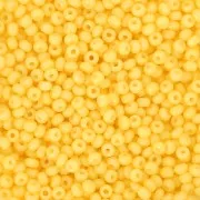 Perla Preciosa 11/0 da 2 mm - Solgel - Giallo 3, tinte in bianco gesso x 20 g