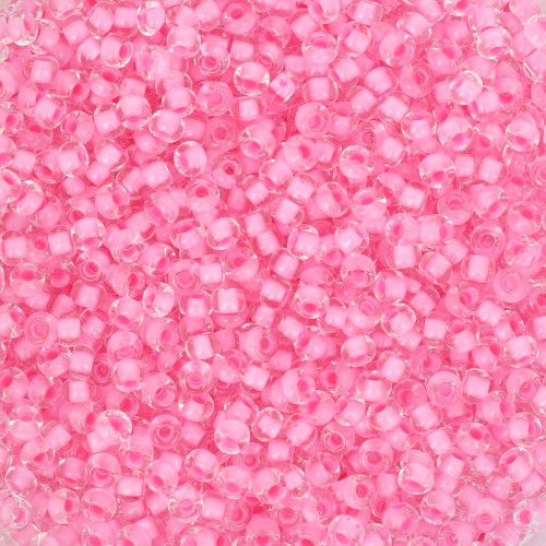 Perla Preciosa 11/0 2 mm - Terra Pink Lined x20g
