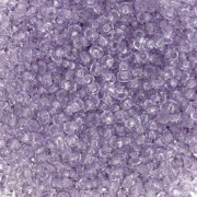 Perle di semi Preciosa 11/0 2 mm - Solgel - Cristallo tinto viola scuro 2 x20g