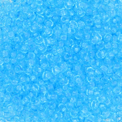 Perle di semi Preciosa 11/0 2 mm - Solgel - Cristallo blu 2 tinto x20g