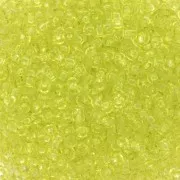 Perla Preciosa 11/0 2 mm - Solgel - Green 2 Dyed Crystal x20g