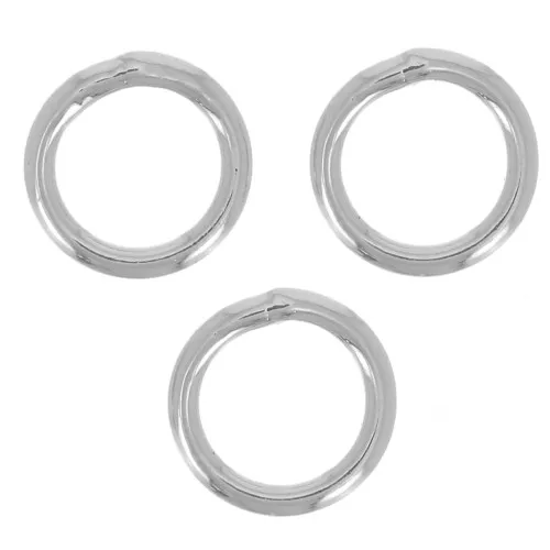 Anelli chiusi 5x0,7 mm Argento x25