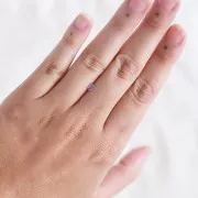 Zaffiro rettangolare 4,1x3 mm - 0,30 carati