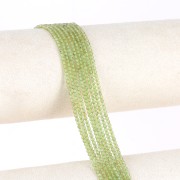 Perline rotonde da 2 mm in pietra semipreziosa - Peridot x38cm
