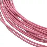Cordone cuoio mm. 1 Rosa antico x m. 2.95
