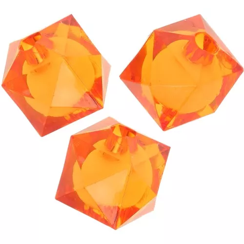 PATIKIL 400 Perline Bicono In Vetro 4 Mm – Cristalli Sfaccettati Arancioni Per Gioielli Fai-da-Te – Bracciali E Collane
