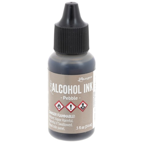 Inchiostro alcolico trasparente Adirondack Tim Holtz 14ml - Ciottolo x1