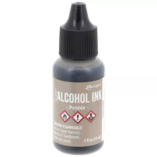 Inchiostro alcolico trasparente Adirondack Tim Holtz 14ml - Ciottolo x1