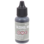Inchiostro alcolico trasparente Adirondack Tim Holtz 14ml - Ghiaia x1