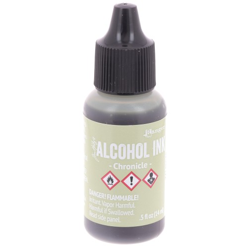 Inchiostro alcolico trasparente Adirondack Tim Holtz 14ml Cronaca x1