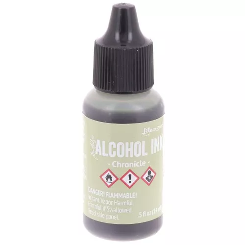 Inchiostro alcolico trasparente Adirondack Tim Holtz 14ml - Cronaca x1