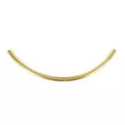 Tubo 112x5 mm Dorato con oro fino x1