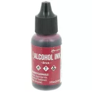 Inchiostro alcolico trasparente Adirondack Tim Holtz 14ml - Mattone x1