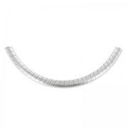 Tubo 132x8 mm Placcatura Argento Antico x1