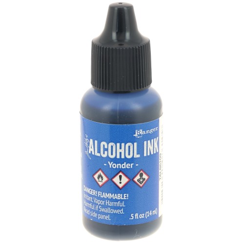 Inchiostro alcolico trasparente Adirondack Tim Holtz 14ml Yonder x1