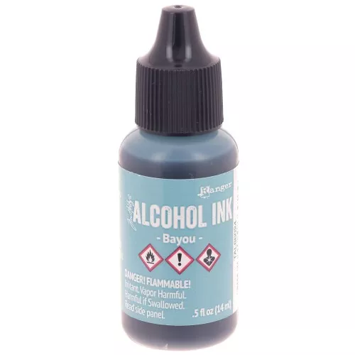 Inchiostro alcolico trasparente Adirondack Tim Holtz 14ml - Bayou x1