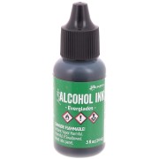 Inchiostro alcolico trasparente Adirondack Tim Holtz 14ml Everglades x1|raw }}