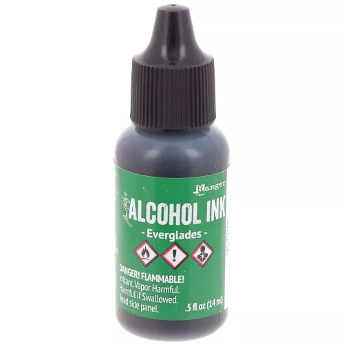 Inchiostro alcolico trasparente Adirondack Tim Holtz 14ml - Everglades x1