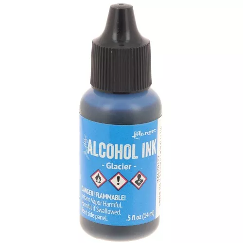 Inchiostro alcolico trasparente Adirondack Tim Holtz 14ml - Ghiacciaio x1