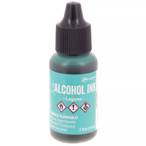 Inchiostro alcolico trasparente Adirondack Tim Holtz 14ml - Laguna x1