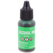 Inchiostro alcolico trasparente Adirondack Tim Holtz 14ml Mojito x1