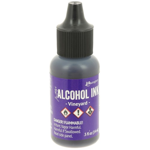 Inchiostro alcolico trasparente Adirondack Tim Holtz 14ml - Vigneto x1