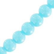 Tonde imitazione gemme 6 mm Aquamarine x85cm|raw }}