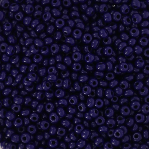 Perla Preciosa 11/0 da 2 mm - Blu scuro opaco x 20 g