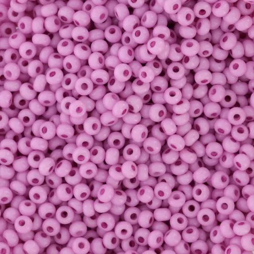Preciosa Perla 11/0 - 2 mm - Solgel - Rosa 3 Tinta Bianco Gesso x20g