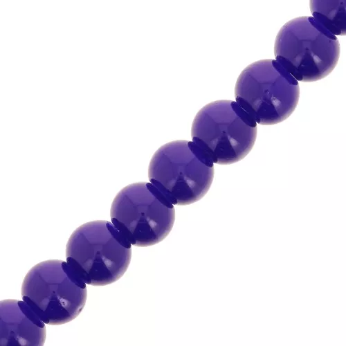 Tonde imitazione gemme 6 mm Indigo x80cm