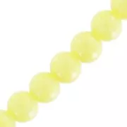 Tonde imitazione gemme 6 mm Giallo pallido x85cm