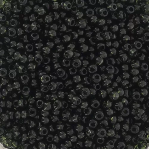 Perle Preciosa 11/0 - 2 mm - Verde scuro trasparente x20g
