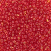 Perle Preciosa 11/0 - 2 mm - Rosso Arlecchino - Giallo x20g