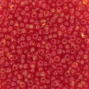 Perle Preciosa 11/0 - 2 mm - Rosso Arlecchino - Giallo x20g