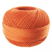 Filo cotone Lizbeth taglia 40 Medium Coral Orange n°702 x274m|raw }}